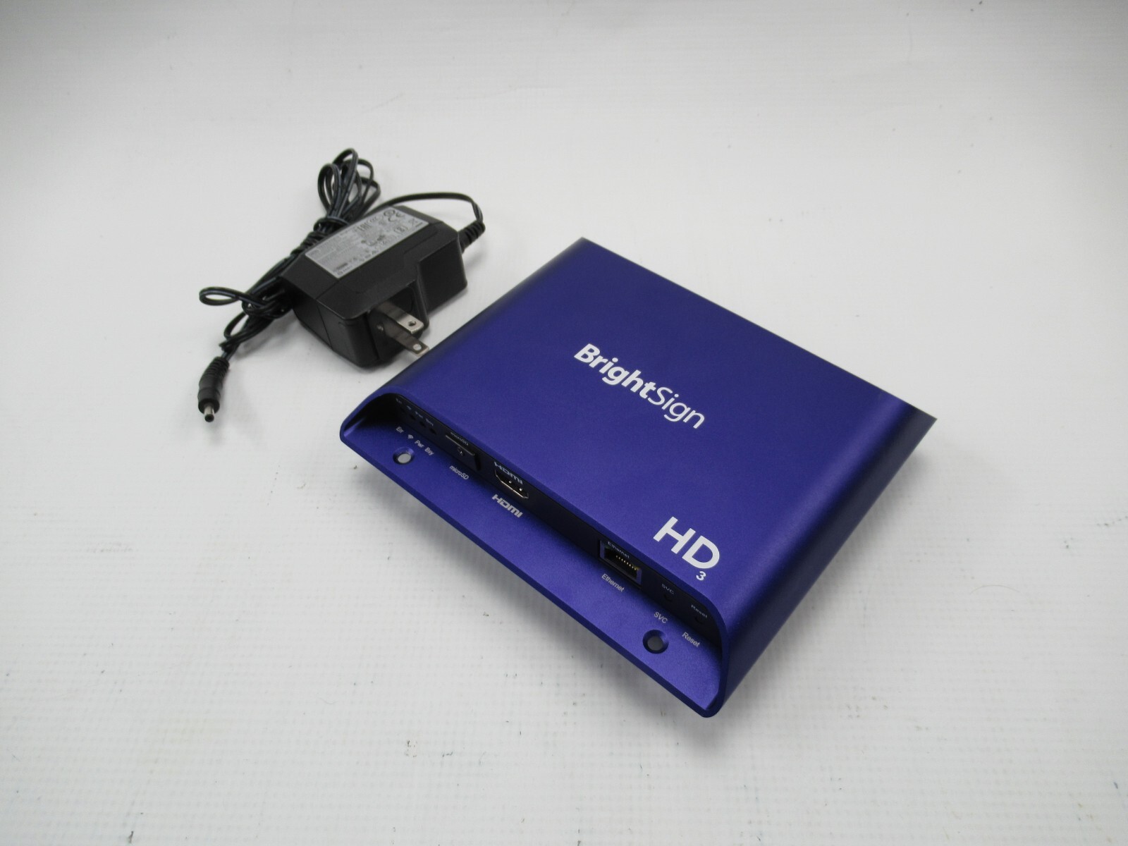 Brightsign HD223 Standard I/O Player HDMI 16GB MicroSD GPIO Gigabit NIC w/AC