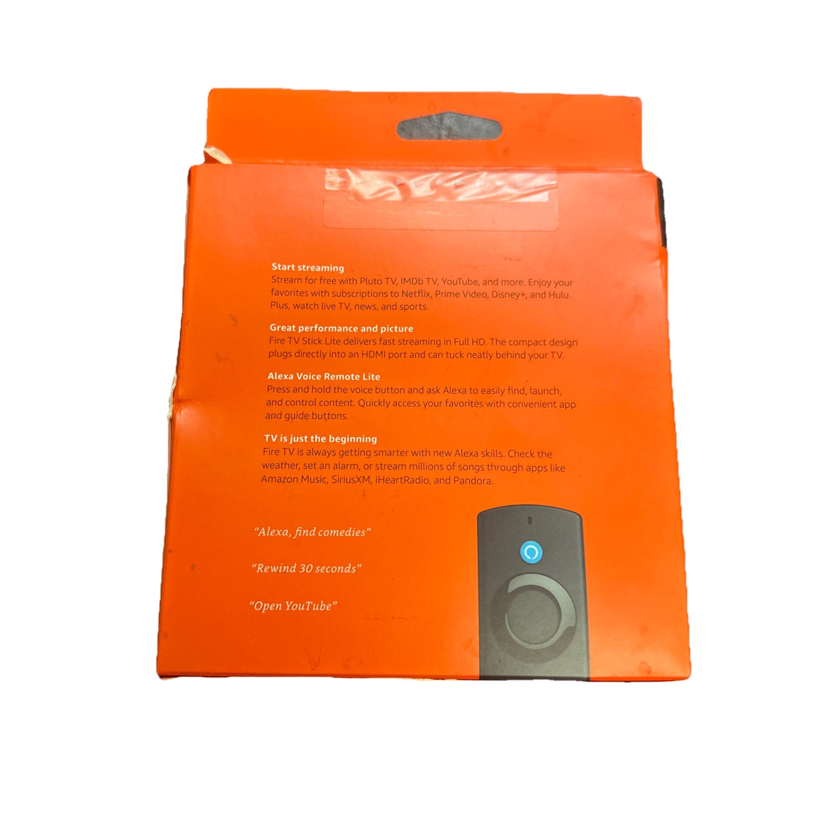 New-Amazon-Fire TV Stick Lite-1080P-2nd Gen Alexa Voice Remt. Lite-Free Shipping
