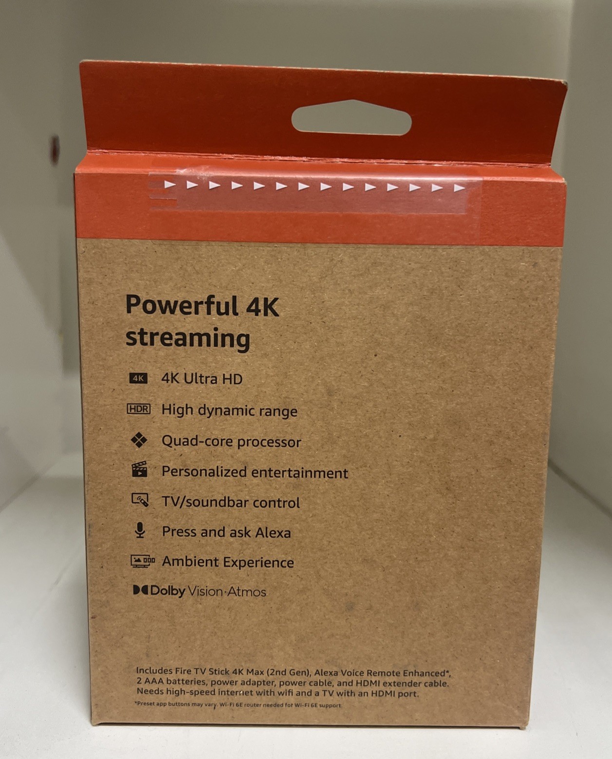 2024-Amazon Fire TV Stick 4K Max 16GB streaming device, supports Wi-Fi 6E, NEW**