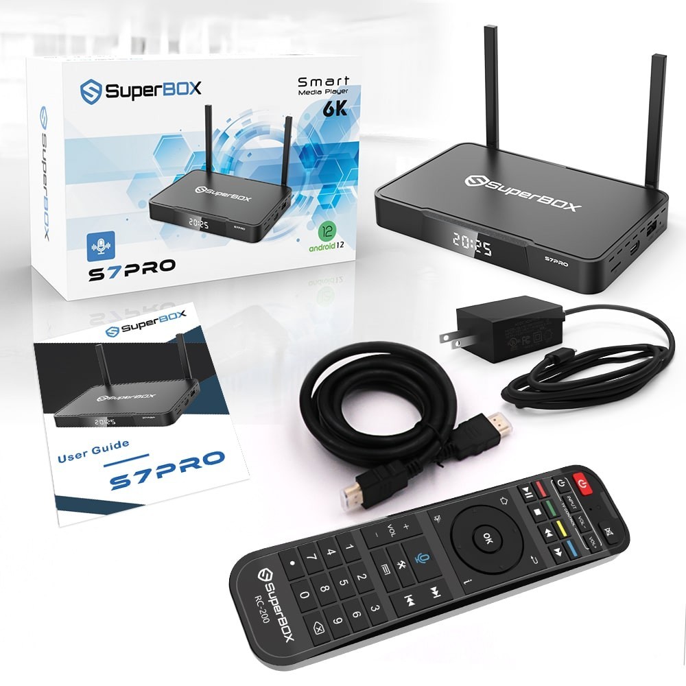🔥THE NEW SUPERBOX S7 PRO ! UPGRADE FROM SUPERBOX S6 ! FREE AIR SHIPPING !✈️ 📦!