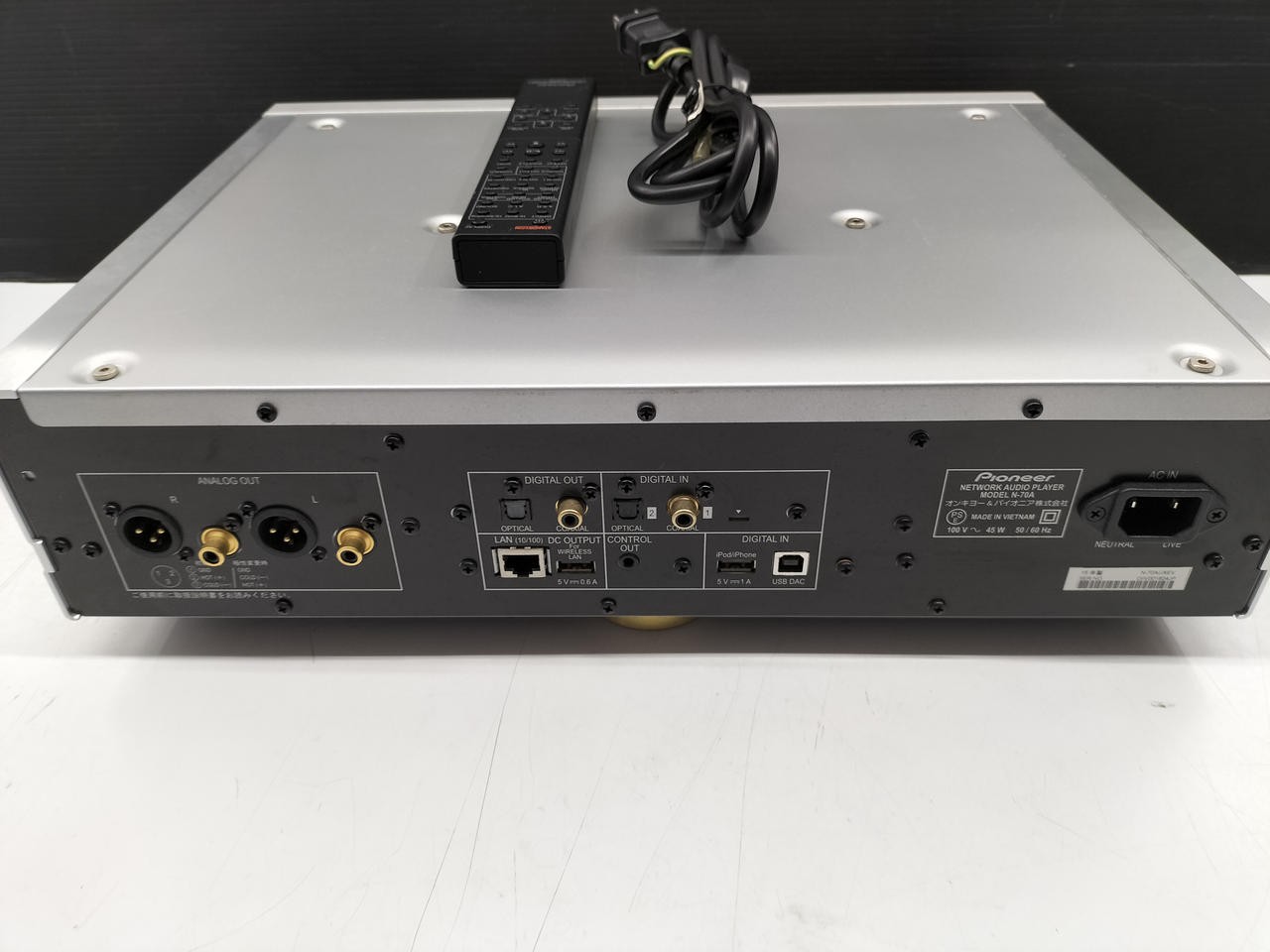 PIONEER N-70A Network Audio Player High Res Streamer Tested From Japan OM04 12.0