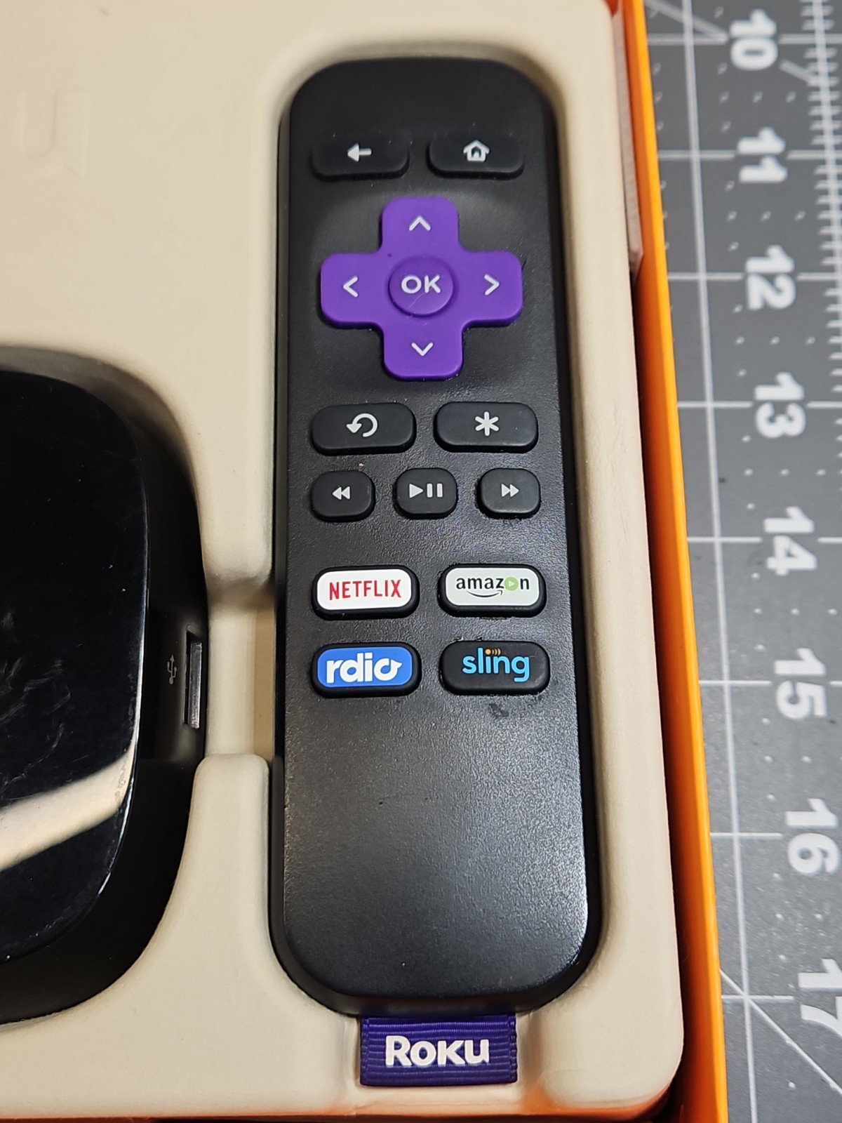 Roku 2 (3rd Generation) Media Streamer 4210R – Black ORIGINAL BOX Works