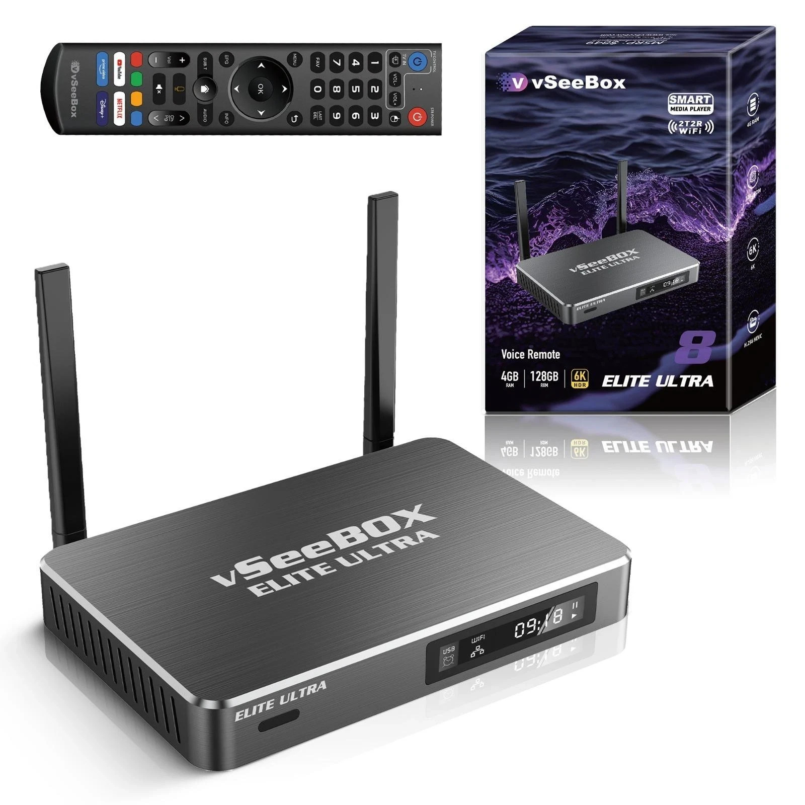 VSeeBox Elite Ultra 128GB Android TV Box | Authorized Distributor Make Offer