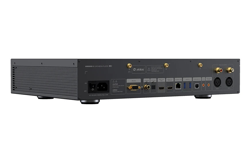 ZIDOO UHD8000 Hi-End 8K Media Player, HiFi Streaming, APP Control, Amlogic, NEW