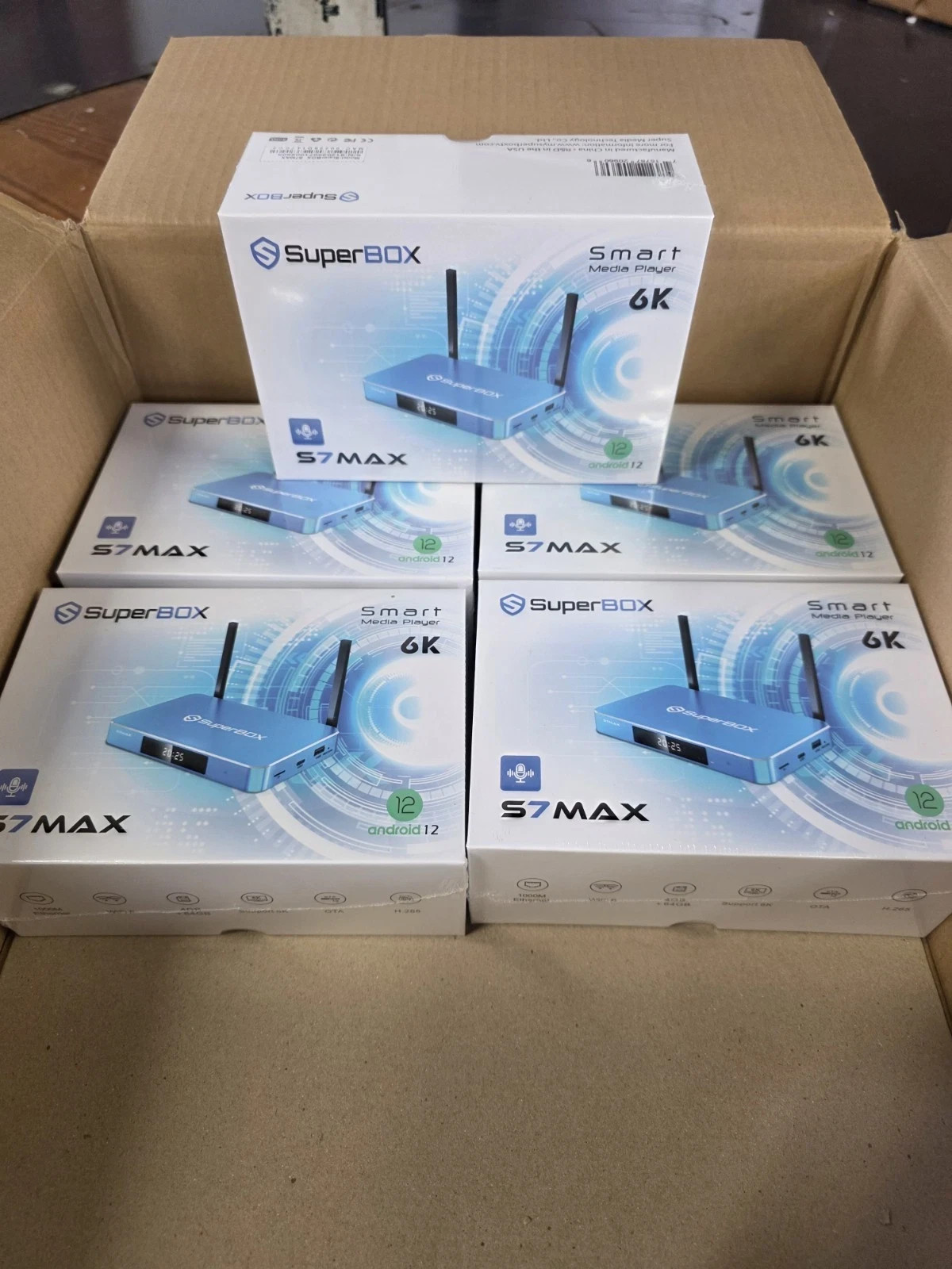 SUPERBOX S7 MAX Streaming Media Player