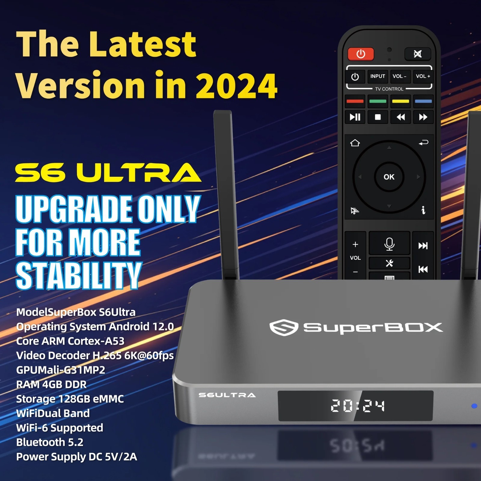 Super Box S6 Ultra 128GB Authorized Distributor | Same Day Ship