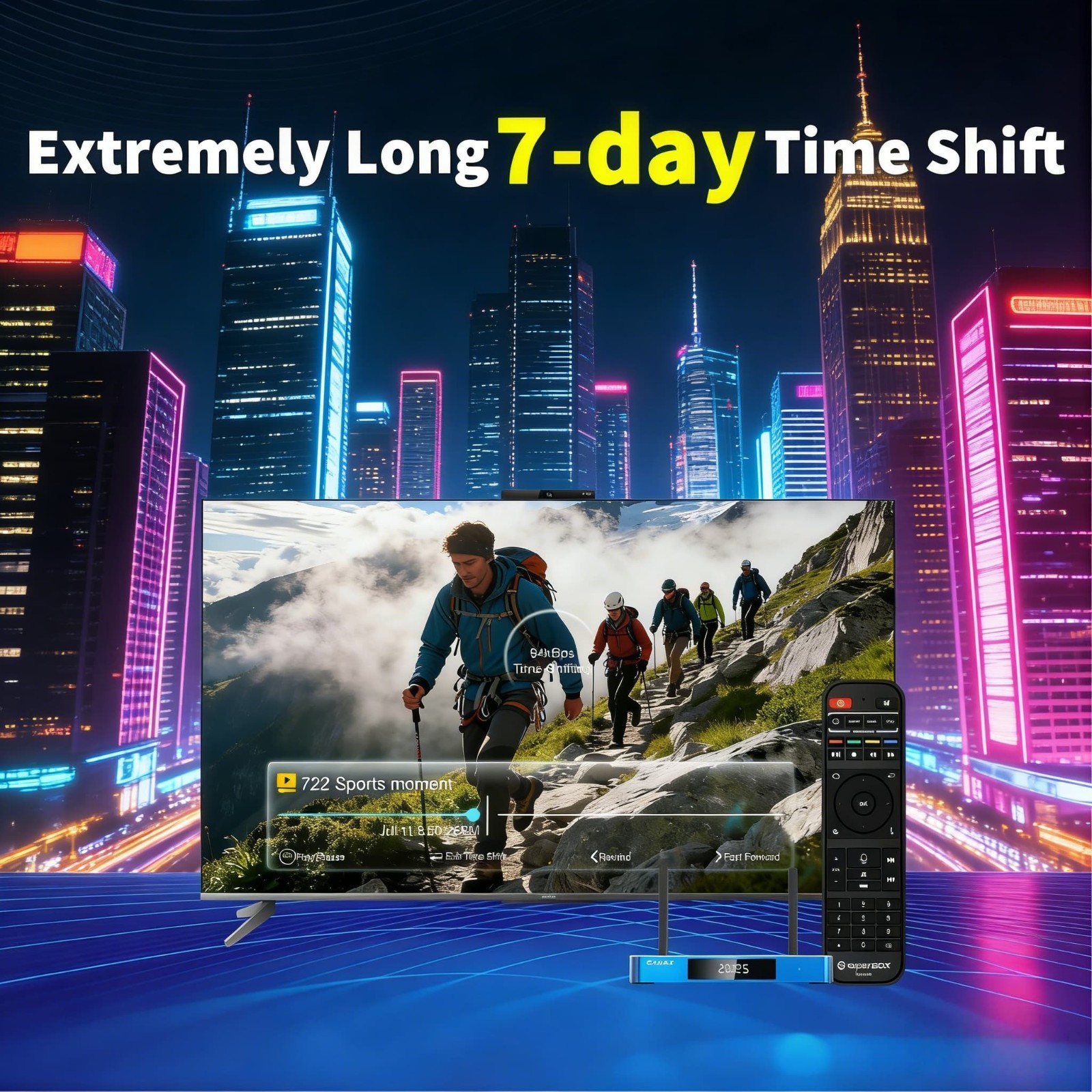 SuperBox S7 Max 6K Media Player WiFi 6 4GB RAM 64GB Storage Android 12
