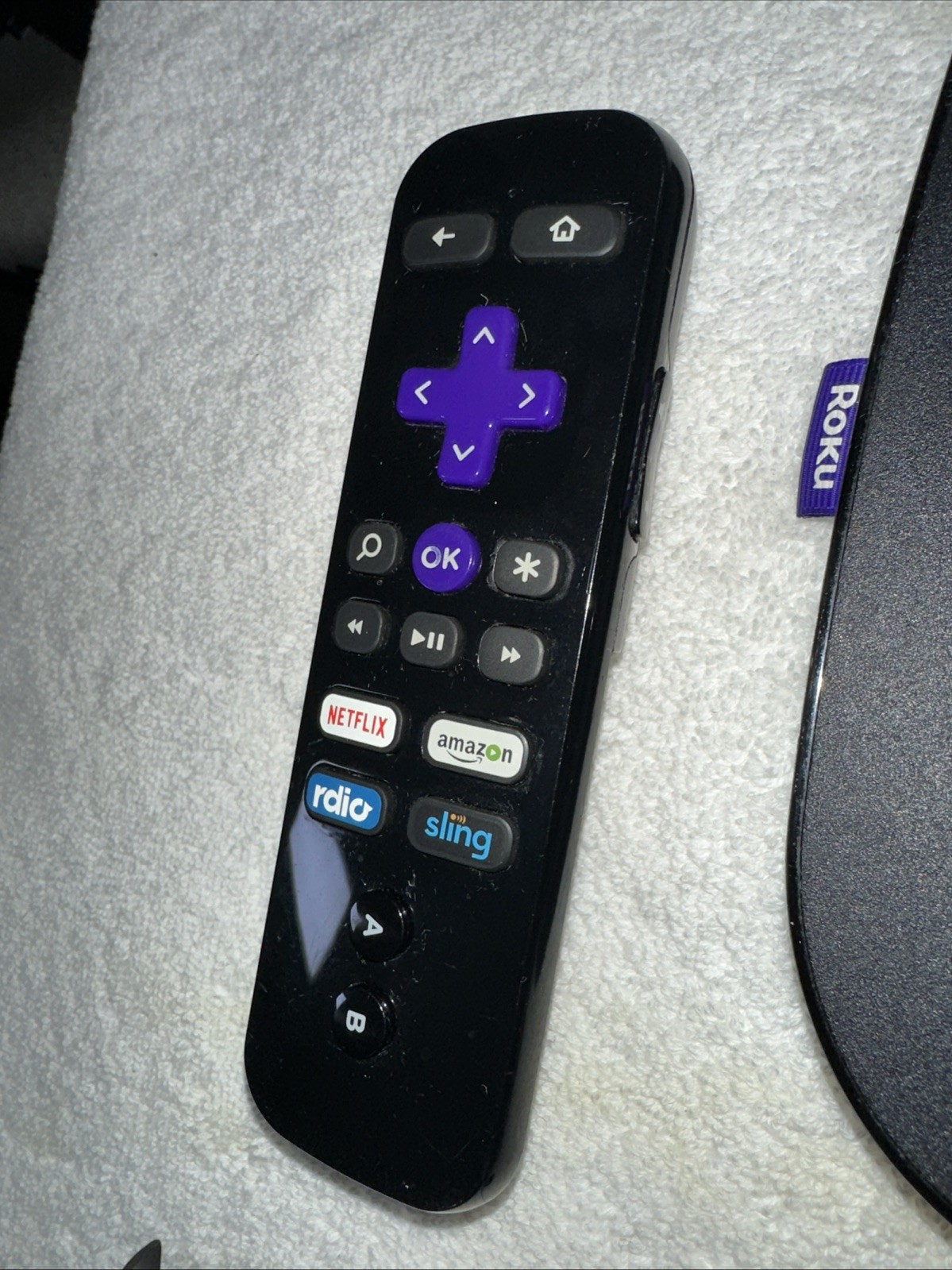 Roku 4 Media Streamer 4th Gen 4400X Power Adapter Remote 4GB 64GB MICRO SD