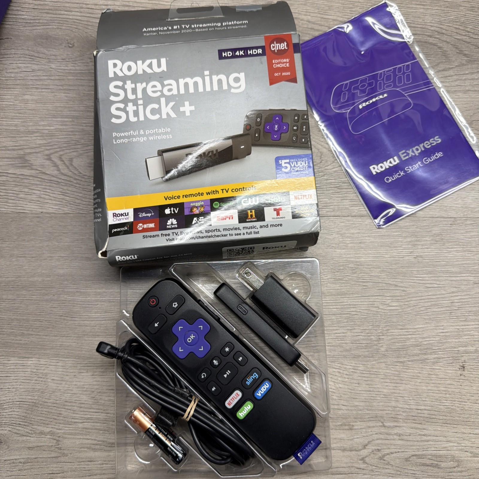 Roku Streaming Stick+ 3810R – 4K HDR Streaming Media Player