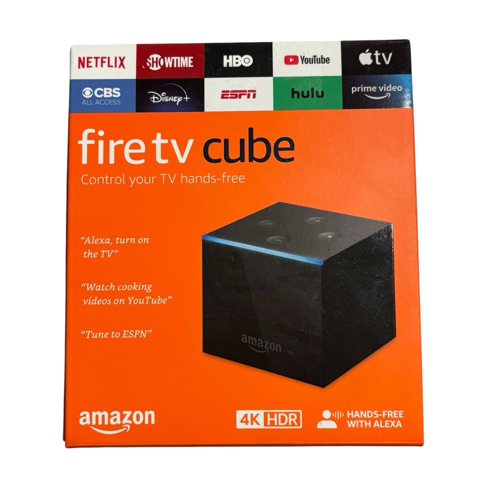 Amazon Fire TV Cube 2nd Gen 4K UHD Streaming Media Player with 2nd Gen Remote