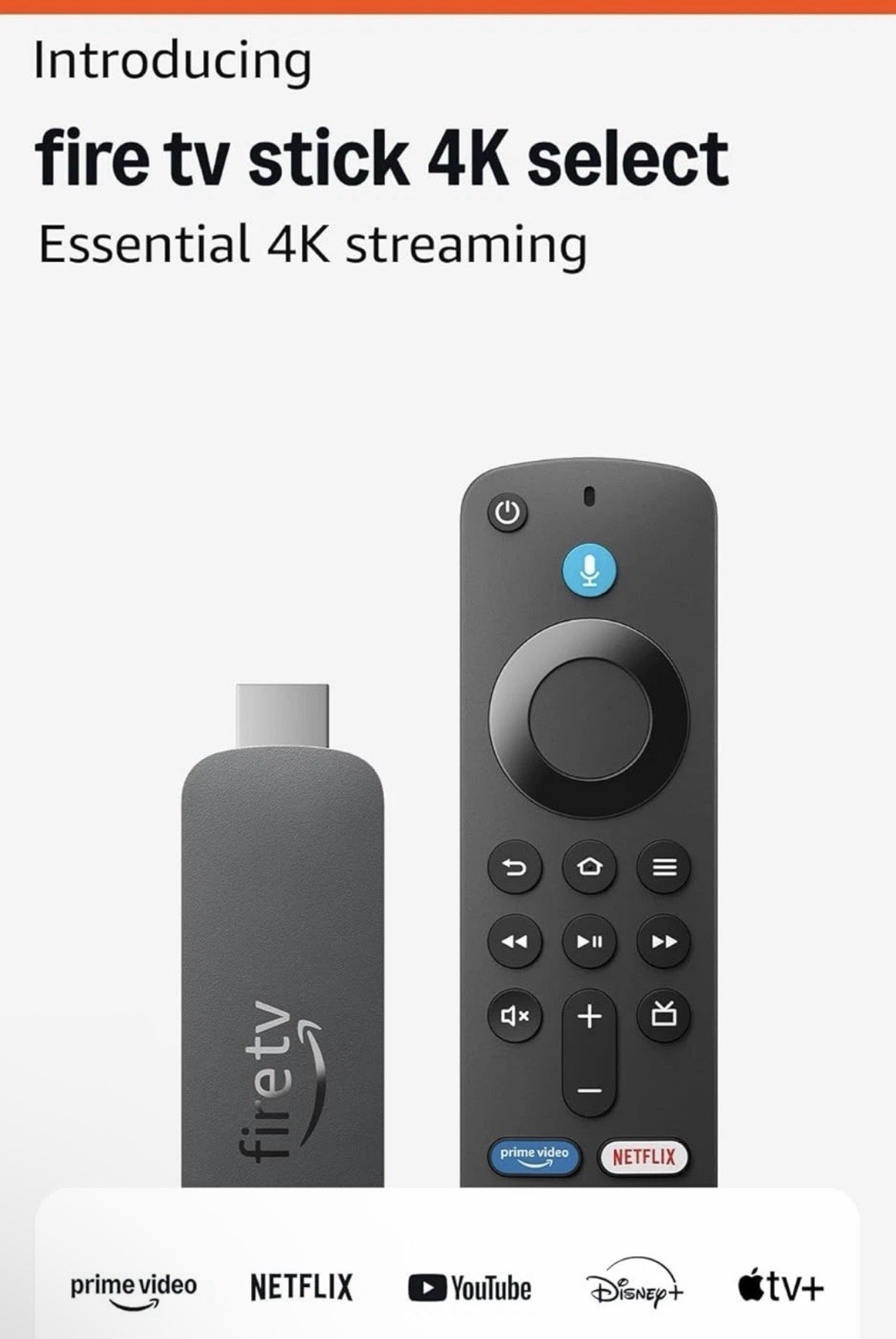 2026 Amazon Fire TV Stick 4K Select Newest Model AI-Powered Search 8GB Wi-Fi