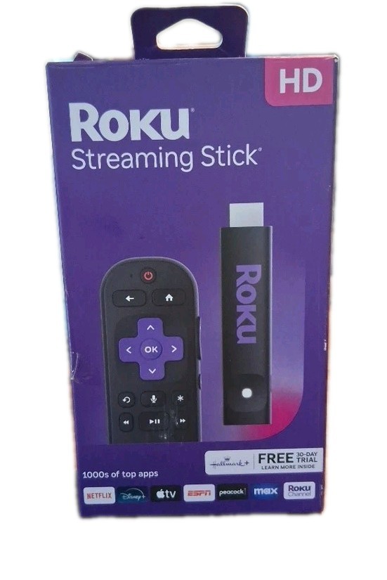 Streaming Stick HD -2025 HD Streaming Device for TV with Voice Remote, Free/Live