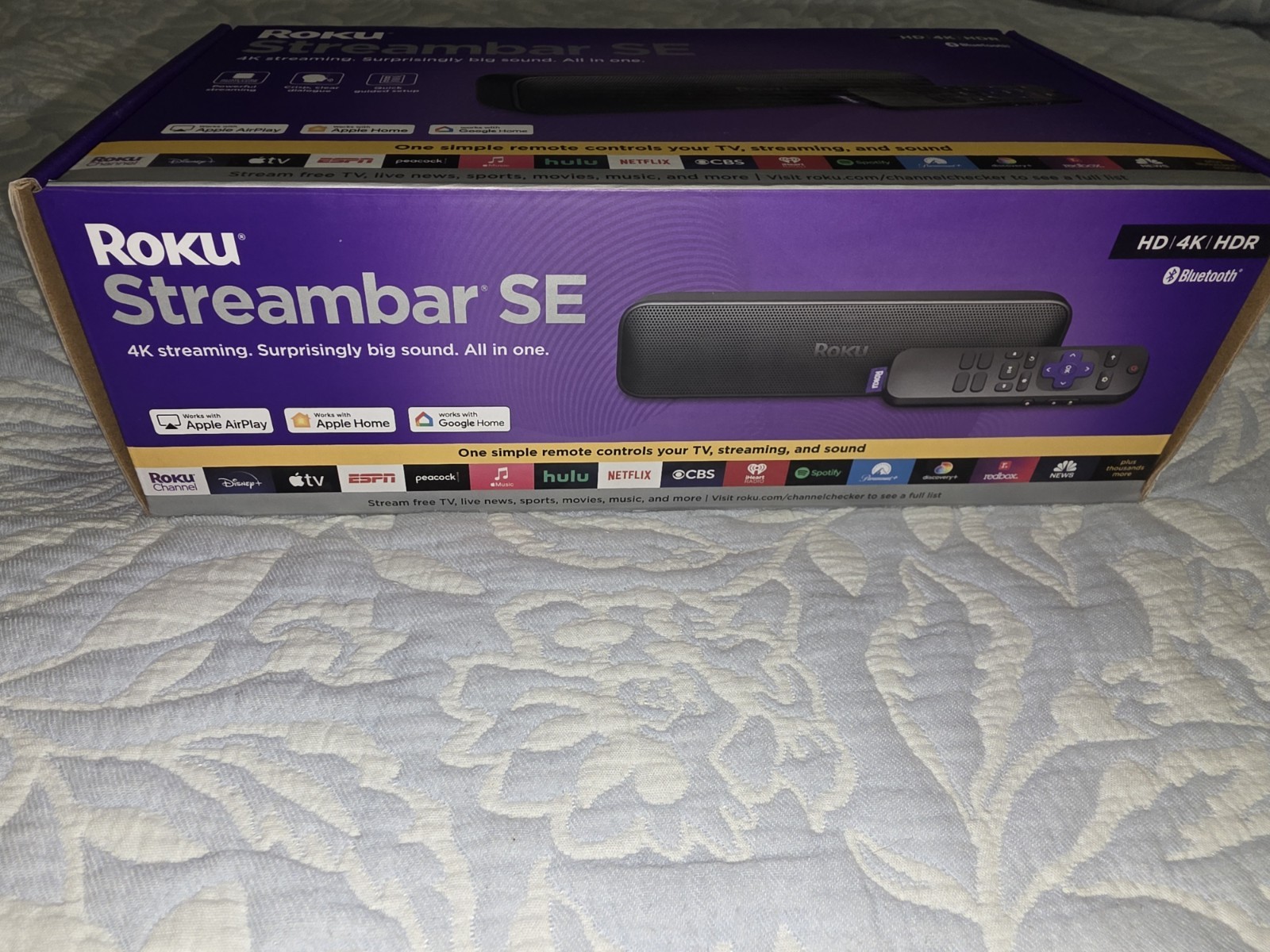 Roku Streambar SE 4k/Hd/HDR Streaming Media Speaker