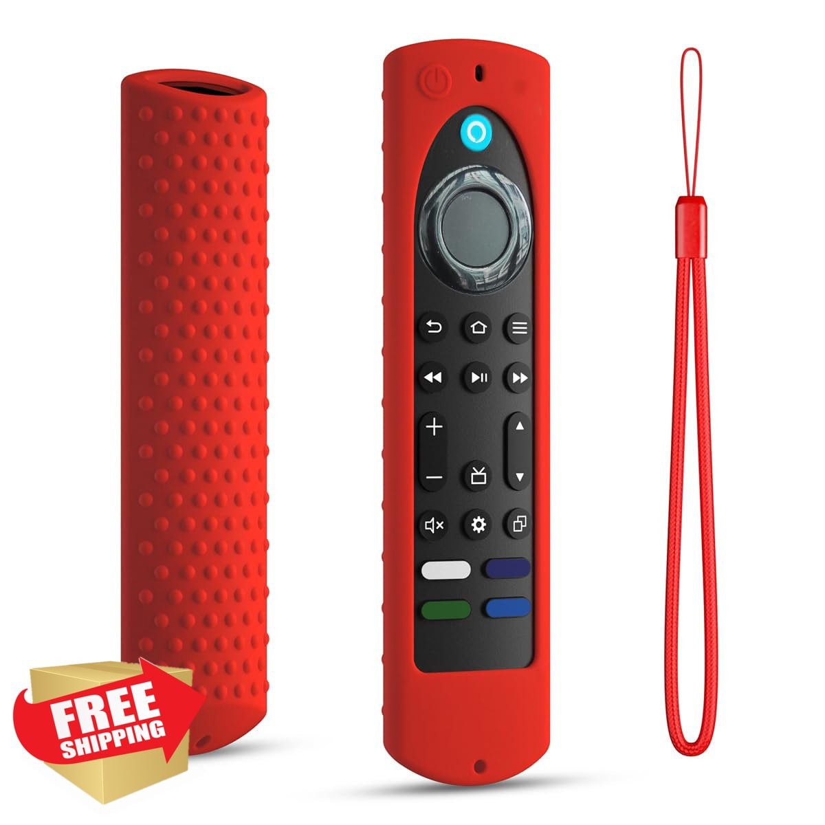 DUOLAXMENG Fire TV Stick 4K Max Case Red
