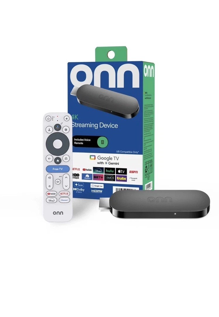 onn 4K Streaming Device, Google TV with Gemini (NEW 2026 Model) – Fast Streaming