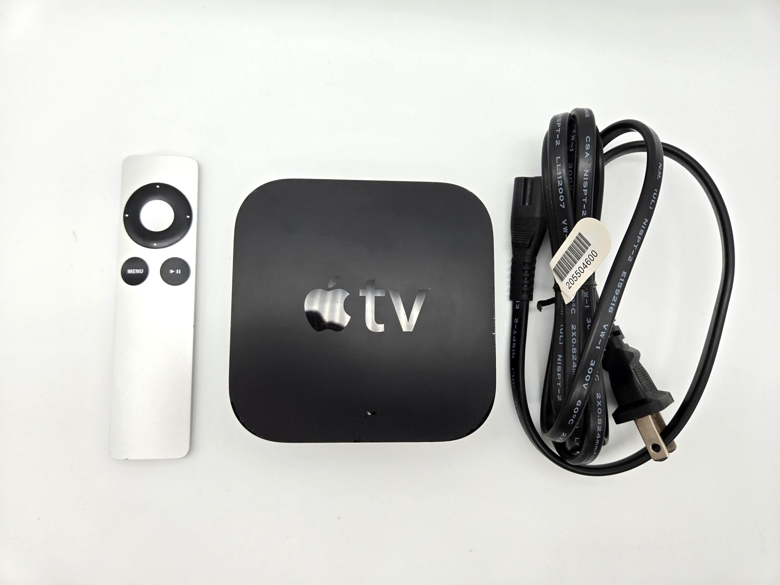 Apple TV 2nd Generation A1378 720p HD Media Streamer w/ Remote Power Cable Read