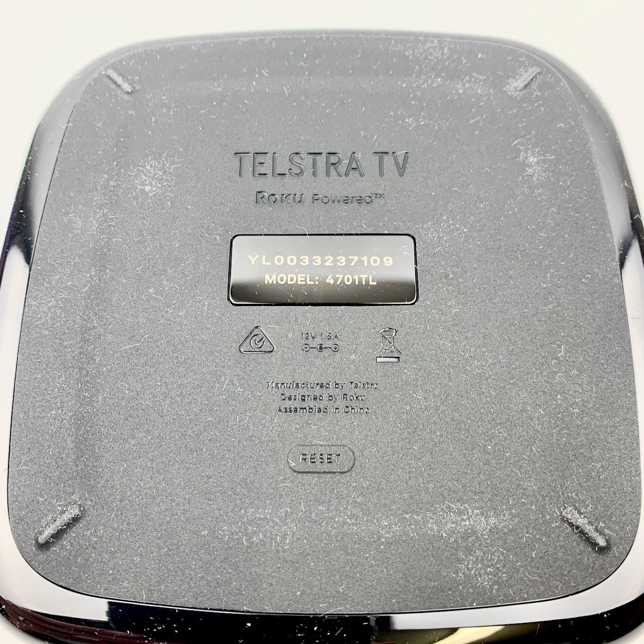 Telstra TV 3 Roku Powered Set Top Box Media Streaming Device 4701TL Like New