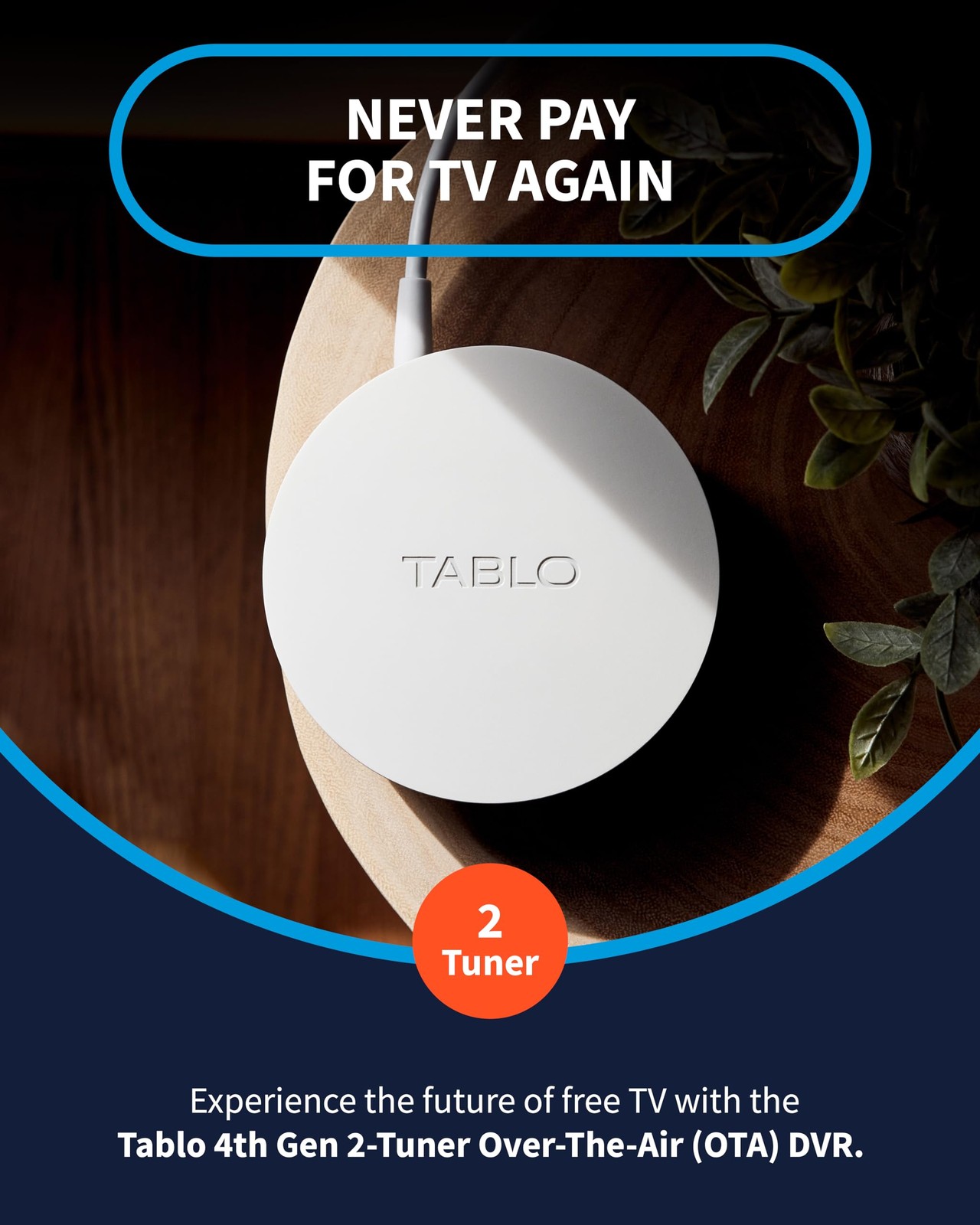 Tablo TV 4th Gen 2-Tuner Over-The-Air (OTA) DVR – Watch, Pause & Record Live …