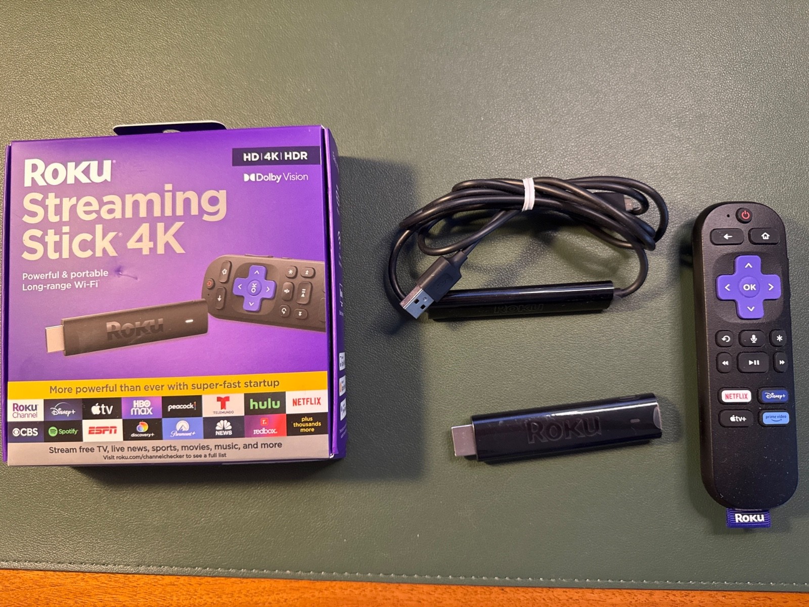Roku Streaming Stick 4K 3820R2/3820X2 4K Streaming Device with Voice Remote