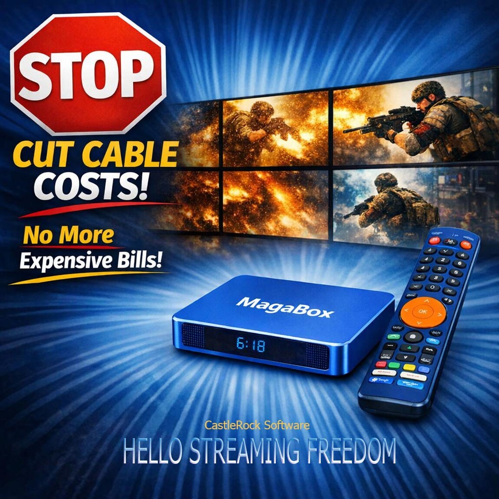 Cut Cable Expenses with Magabox MG5 Max – Streaming Media Box 8K UHD FAST SHIP!