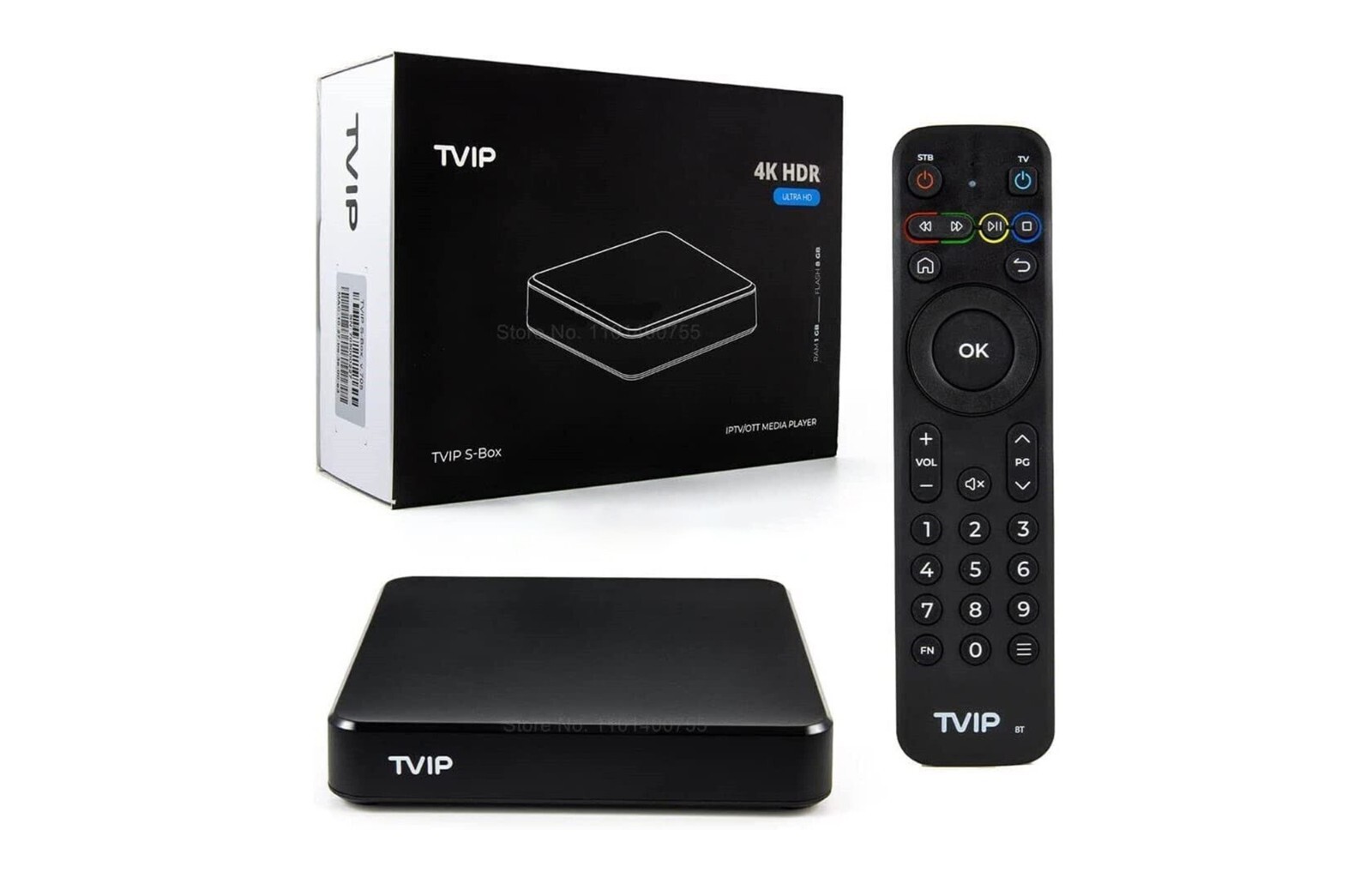 TVIP 605 SE 4K with 8 GB Storage & WiFi 802.11 (b/g/n/ac) 2,4/5 GHz with dual OS