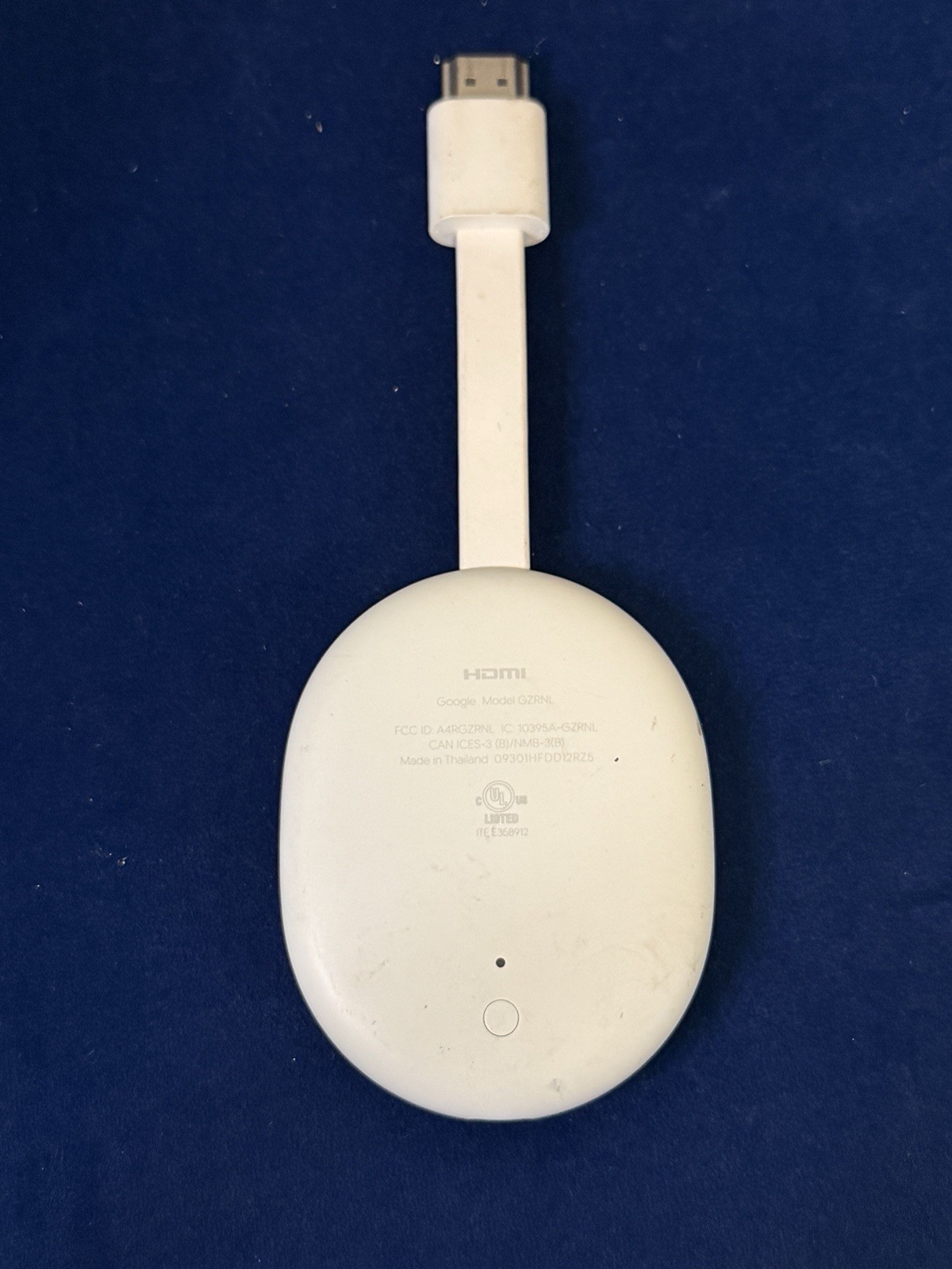 Google GZRNL Media Streamer HDMI White