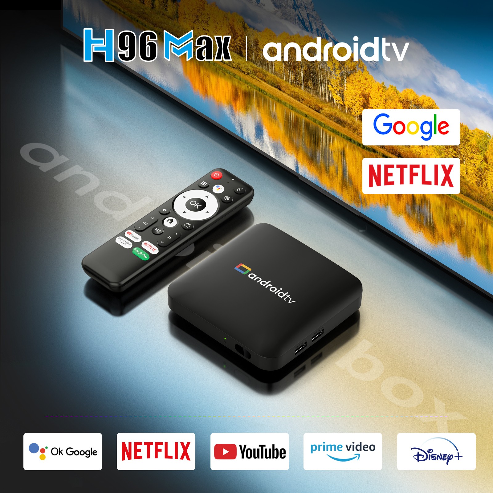 TV BOX Android 14 Smart Android TV Box 4K Ultra HD Set Top