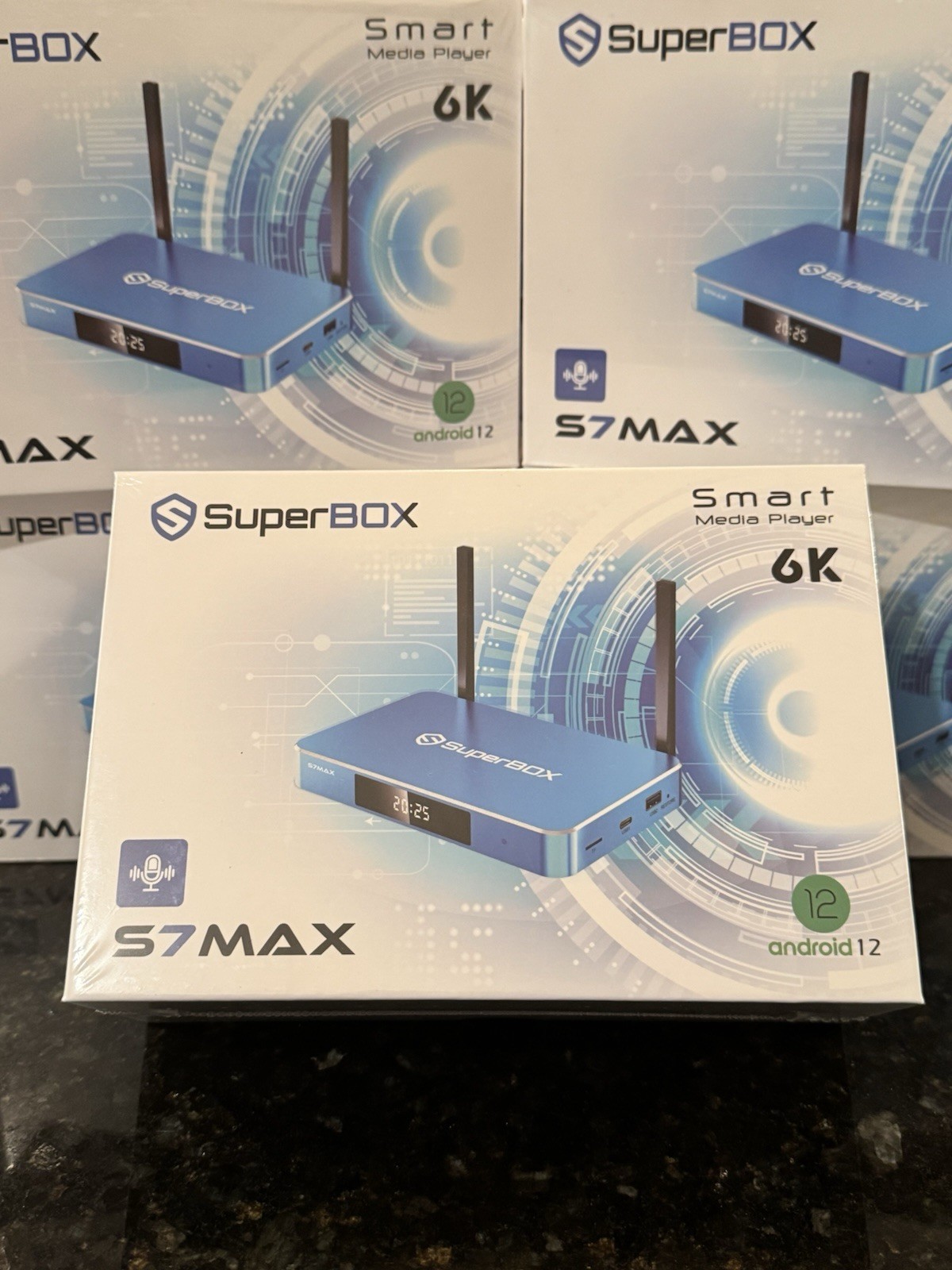SuperBOX S7 MAX – 2026 Production – 6K UHD- Android TV Media – Authorized Seller