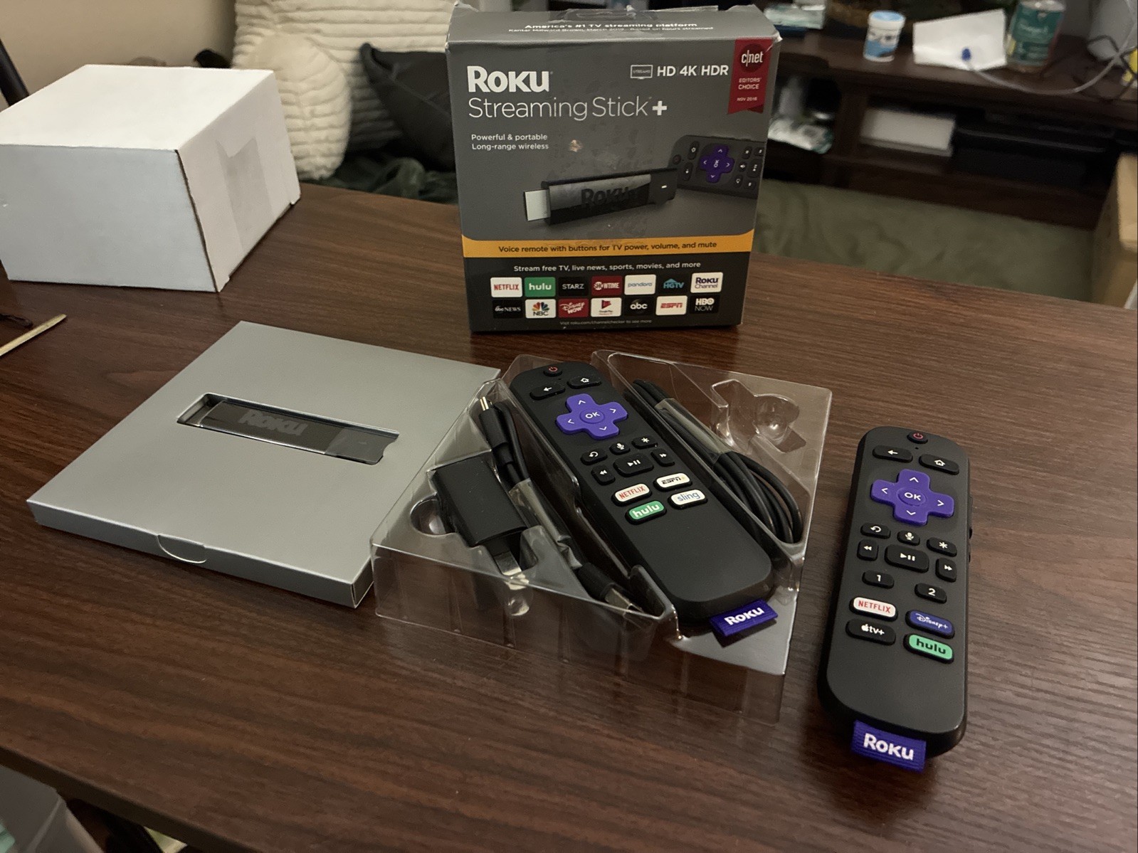 Roku Streaming Stick + HD/4K/HDR Streaming Device Long Range EXTRA REMOTE CONTR