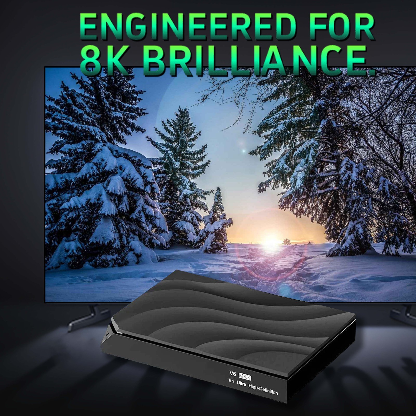 2026 VSEE V6 MAX 4K TV BOX | FREE SAME-DAY SHIPPING