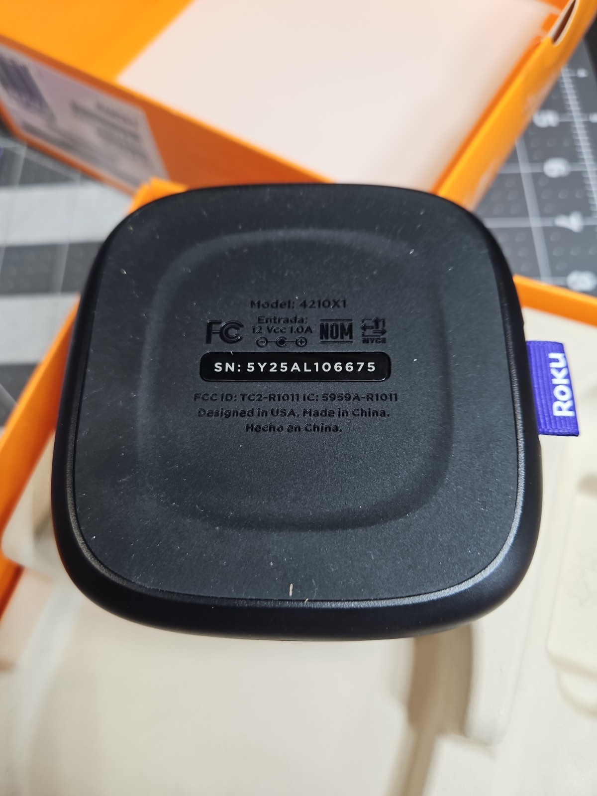 Roku 2 (3rd Generation) Media Streamer 4210R – Black ORIGINAL BOX Works