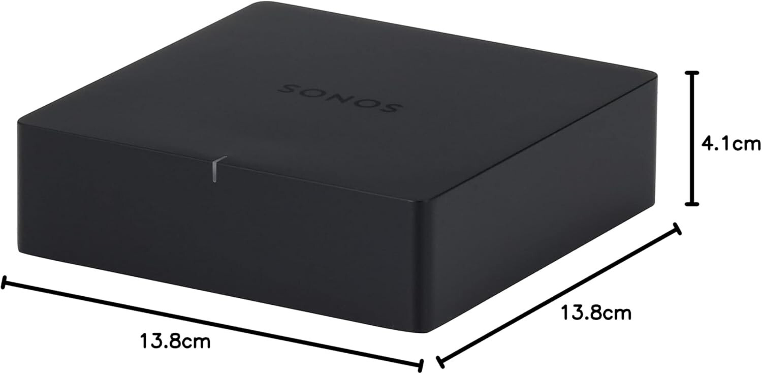 Sonos Port Network Audio Receiver PORT1JP1BLK Black New