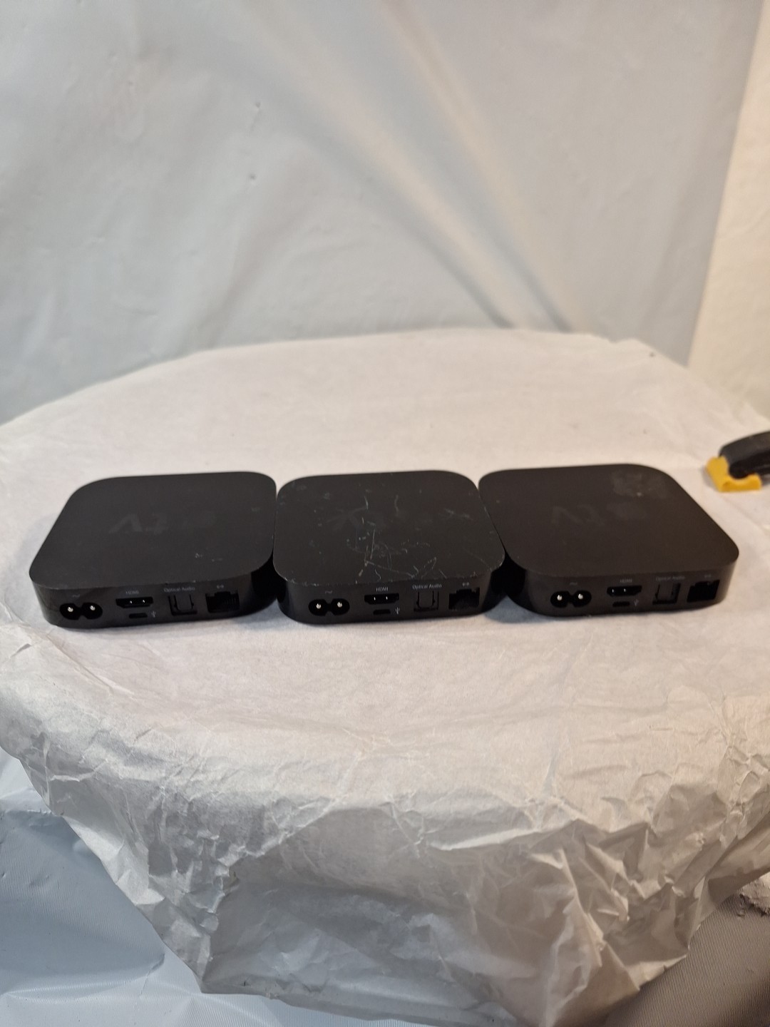 Apple TV Streamers Lot of 3 for parts or repair no cables