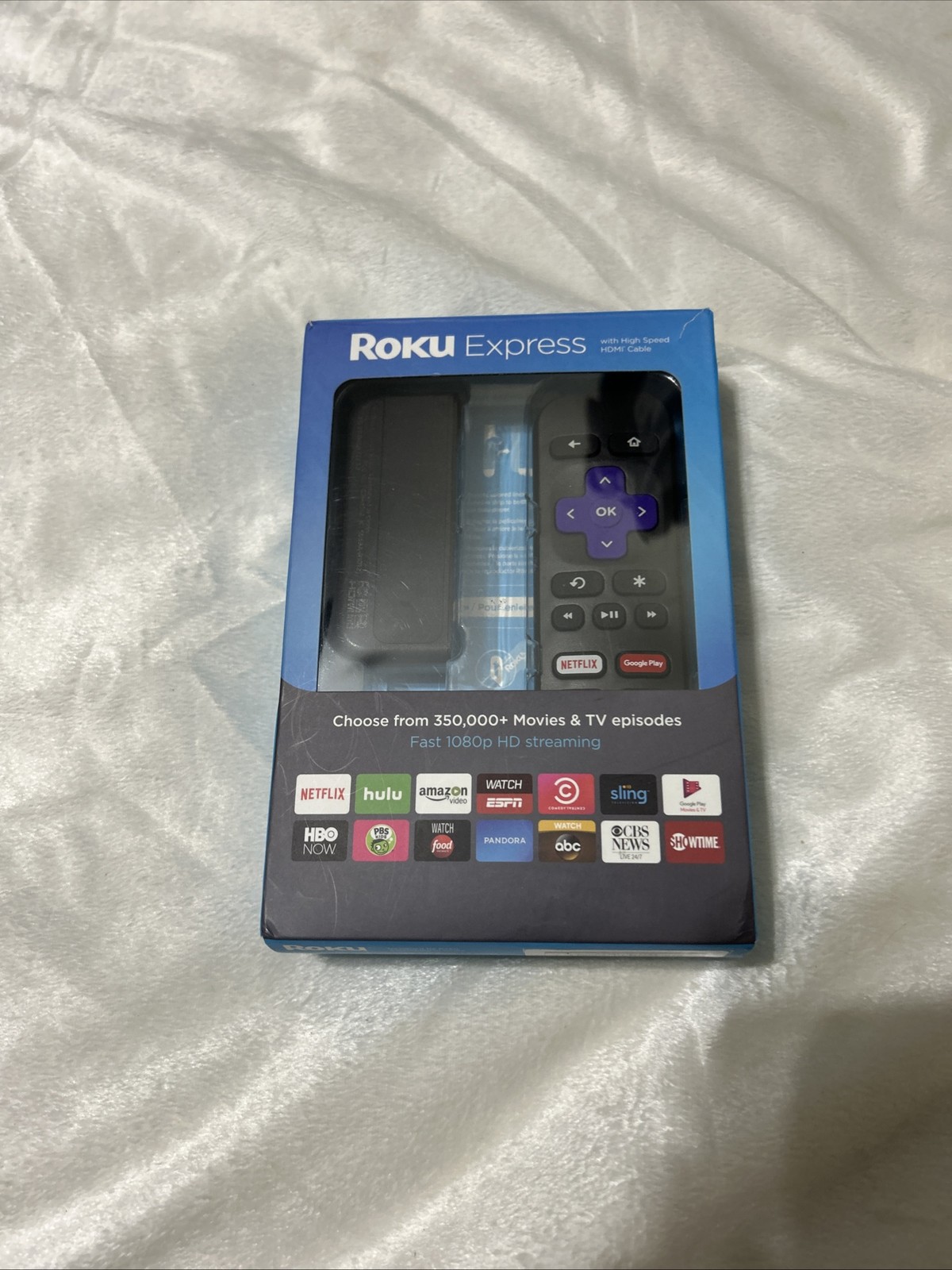 New Roku Express 5th Generation Media Streamer 3700 R Black