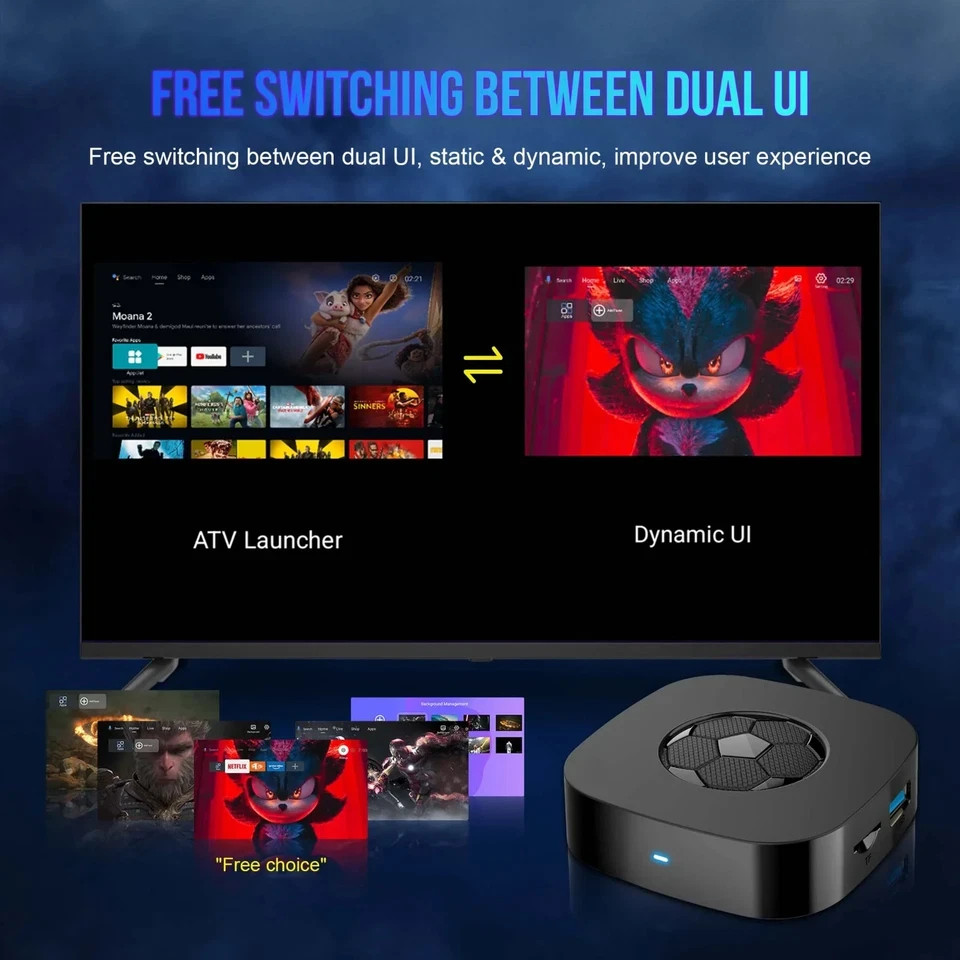 Android 16 T1 Ultra 8K Smart TV Box RK3518 8GB+128GB Media PlayerDual WiFi