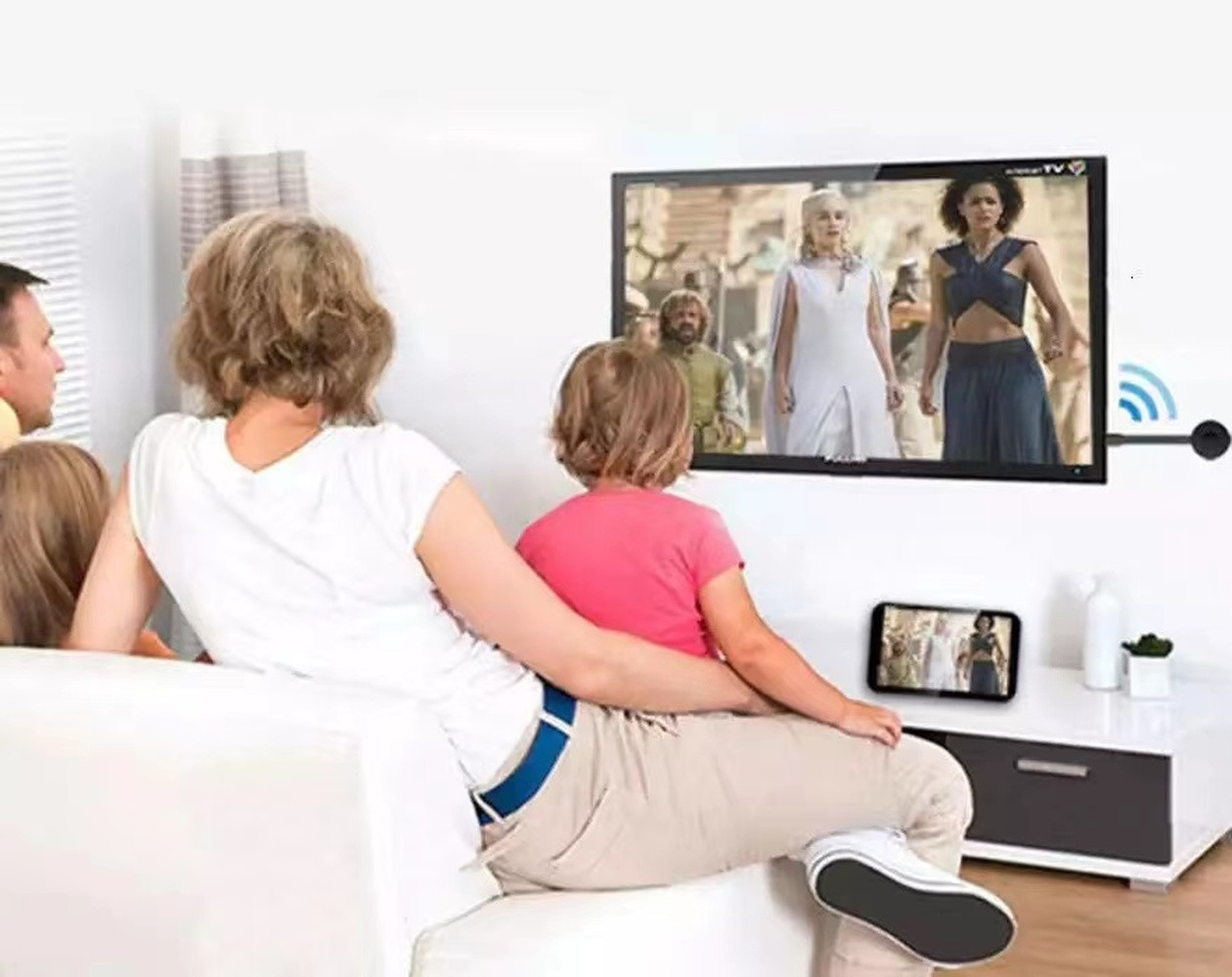 HDMI TV WiFi Video Cast Wireless Media Video Streamer Dongle 1080P HD Receiver
