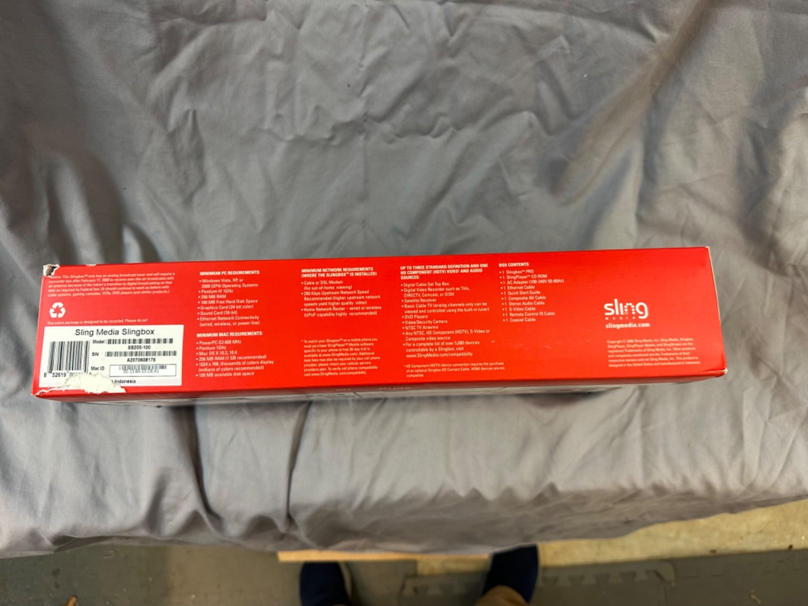 Sling Media Slingbox Pro SB200-100 Digital Media Streaming Streamer Box