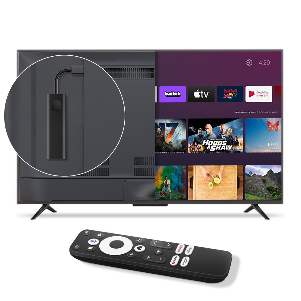 ✅ GD1 Android TV Stick 11.0 – Google Certified – 4K HDR – Amlogic S905Y4-B –16GB