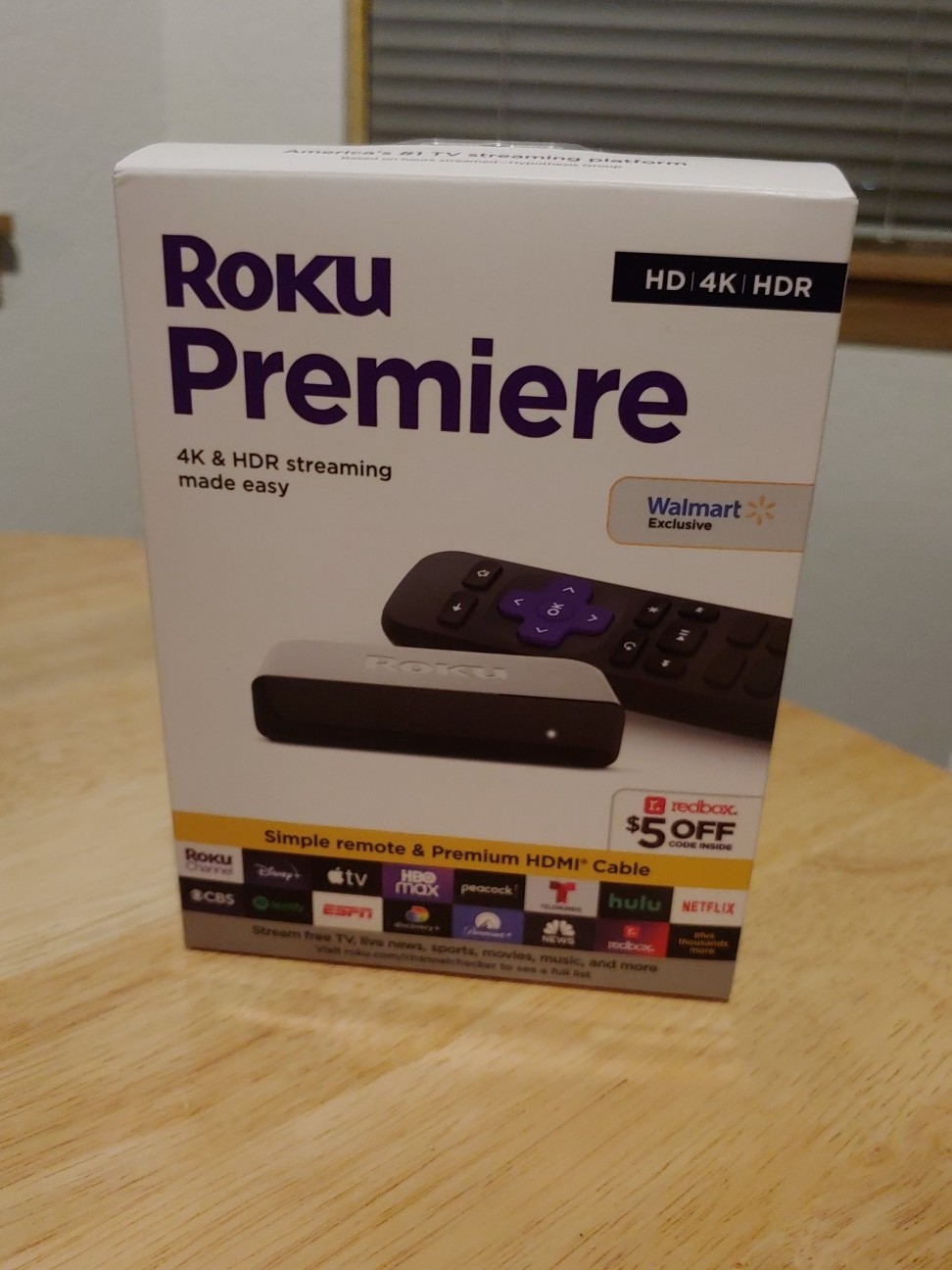 Roku Premiere 4K HDR Streaming Media Player with HDMI Cable & Remote – CIB