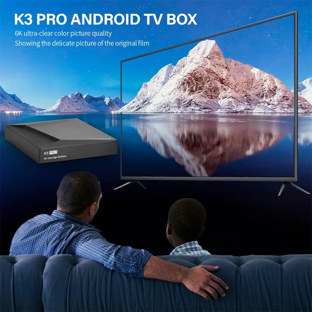 V5 PRO K3PRO 6K UHD Android Smart TV Box Streaming Box WIFI 6