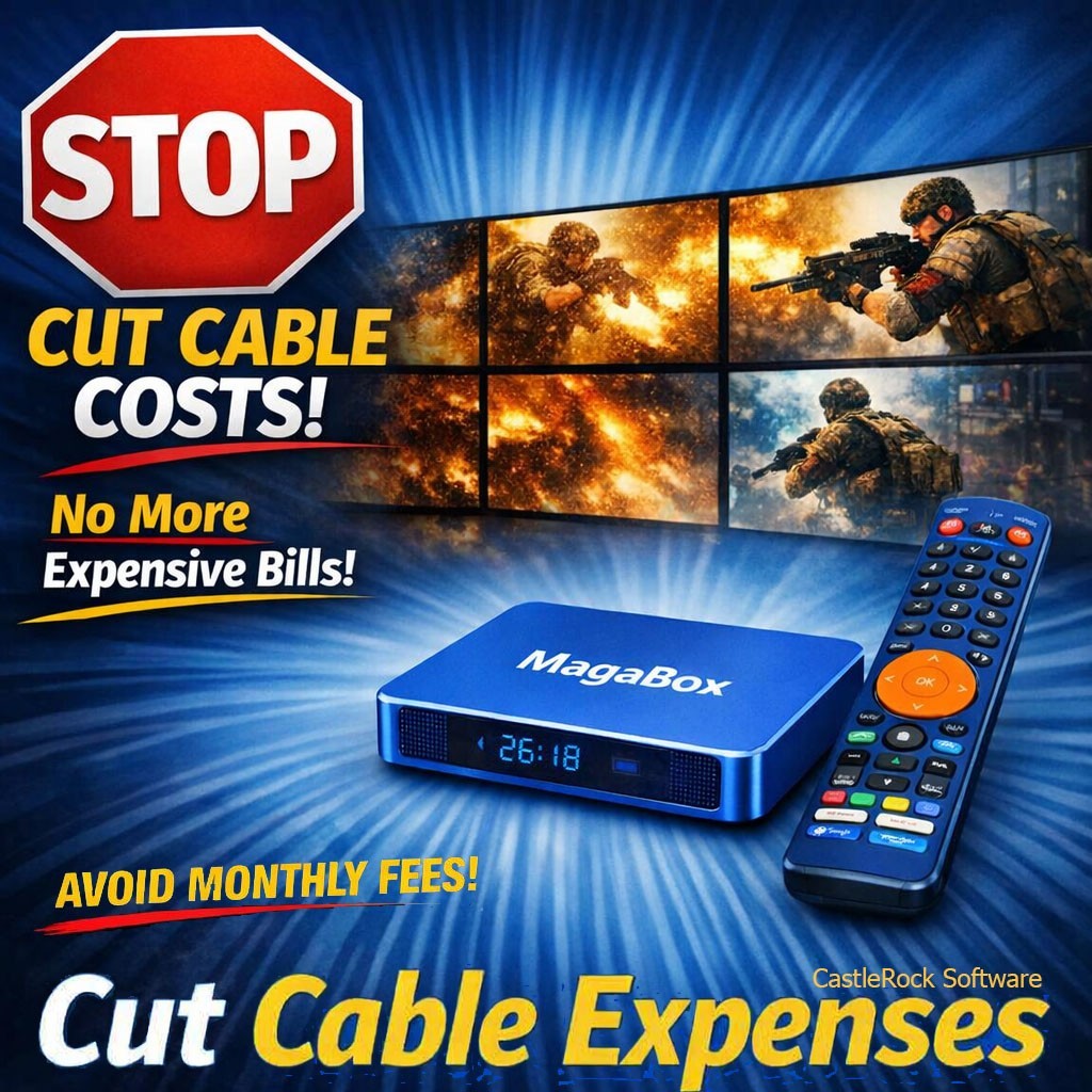 Cut Cable Expenses with Magabox MG5 Max – Streaming Media Box 8K UHD FAST SHIP!