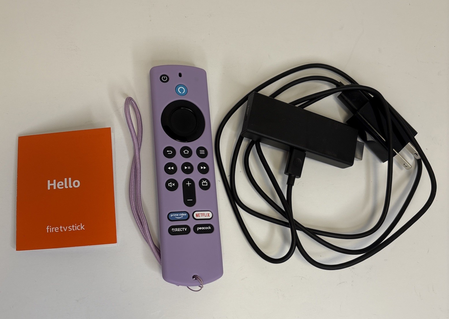 Amazon Fire TV Stick Lite S3L46N and Alexa Voice Remote Complete *TESTED / WORKS