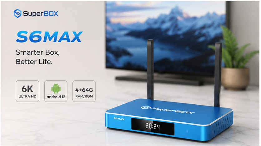SuperBox S6 Max 24/7 Support Authorized Distributor Same Day Shipping