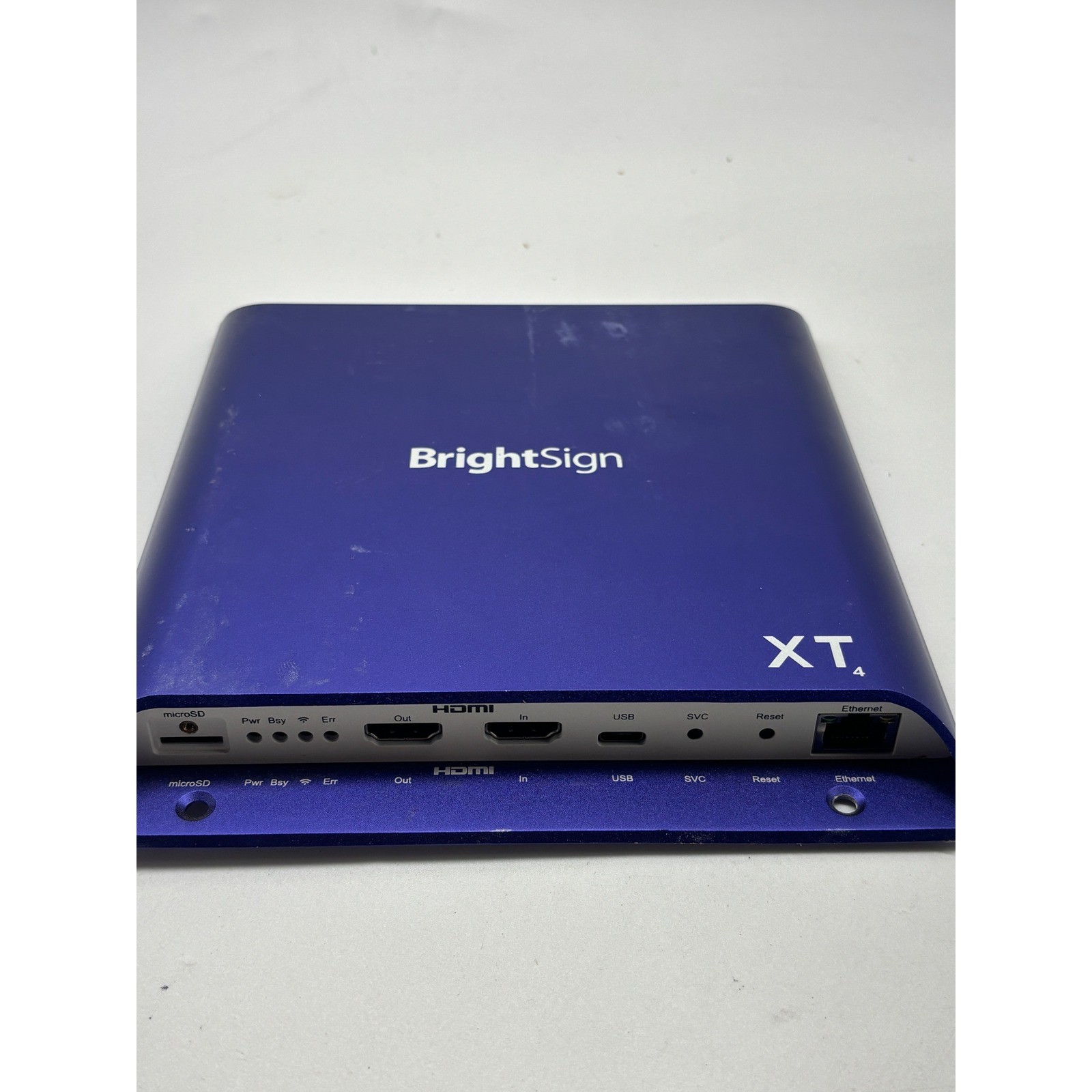 BrightSign XT1144 4K Digital Signage Media Player Purple XT4 Series PoE+ HDMI In