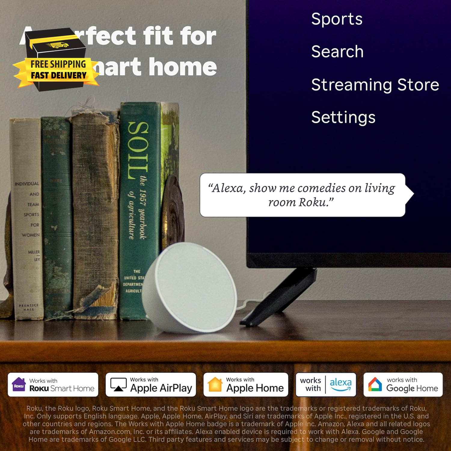 Streaming Stick plus 2025 – 4K & HDR Streaming Device for TV with Voice Remote