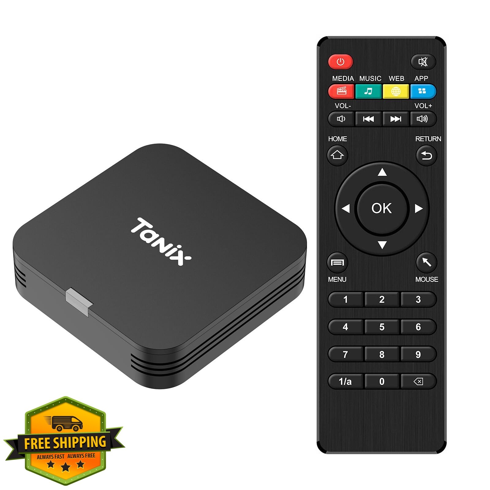 Sidiwen Android TV Box 10.0 2GB/16GB WiFi 4K