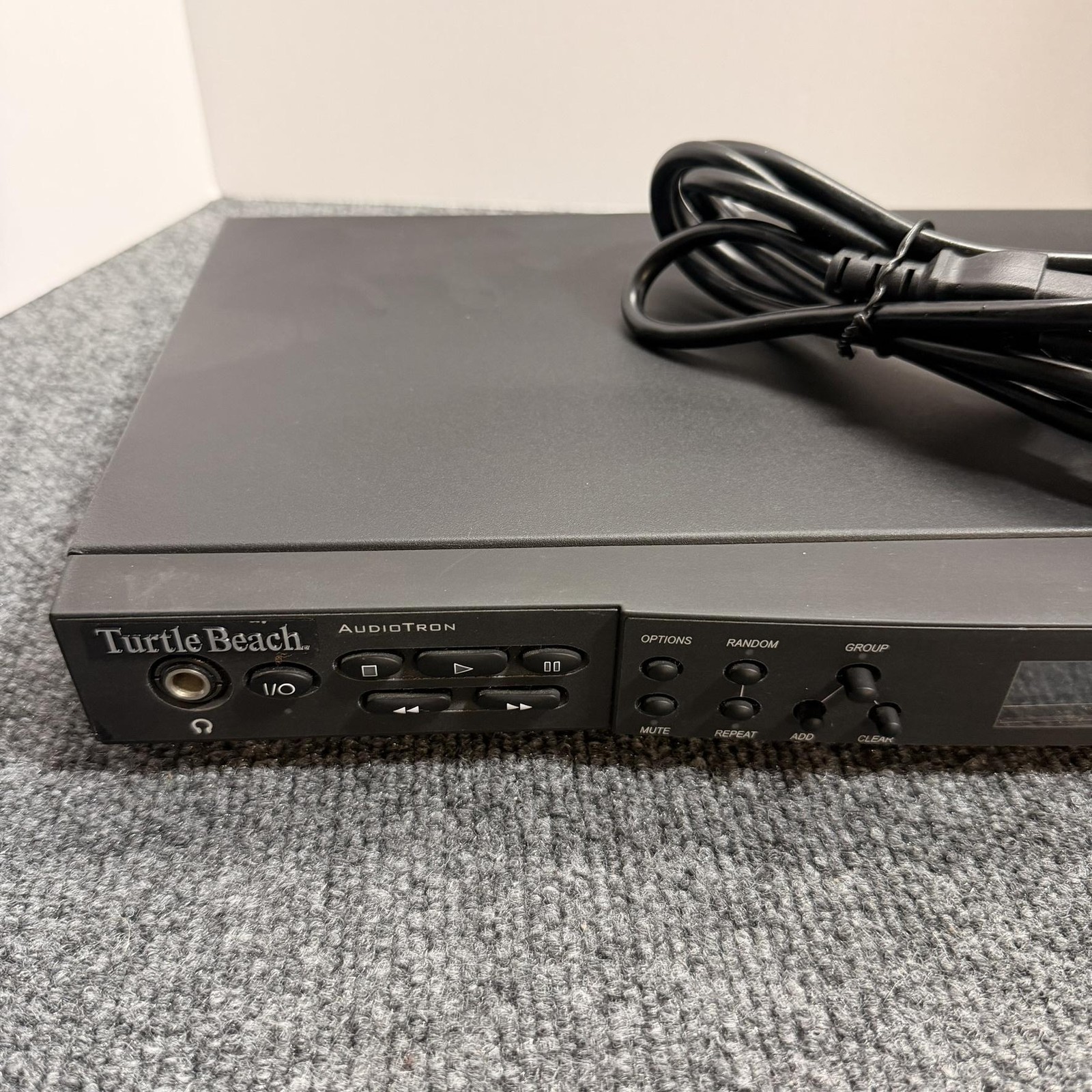 Turtle Beach AudioTron Music Player Black AT100 Network Ethernet Digital RCA