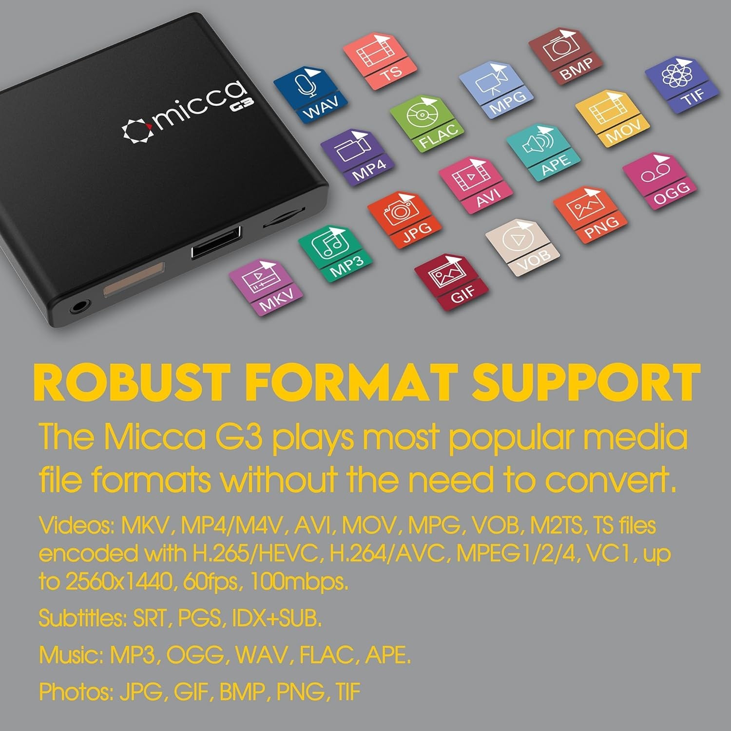 Transform Your TV with G3 2K Quad-HD Media Player – Supports USB & MicroSD
