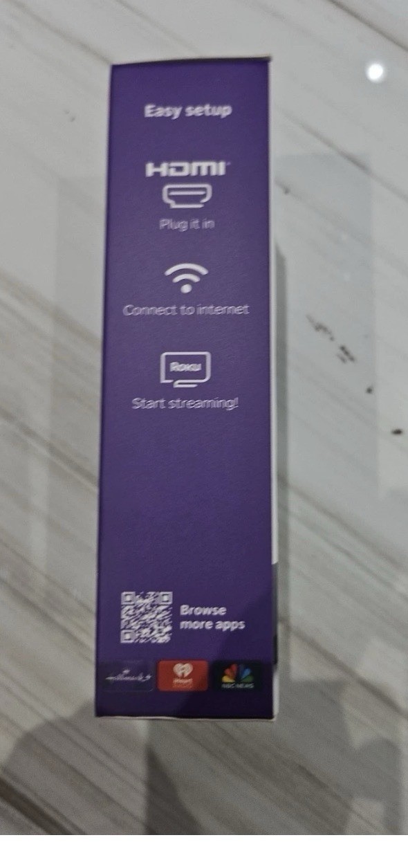 Roku Streaming Stick HD Media Player with Voice Remote – 2025 Model – New Sealed