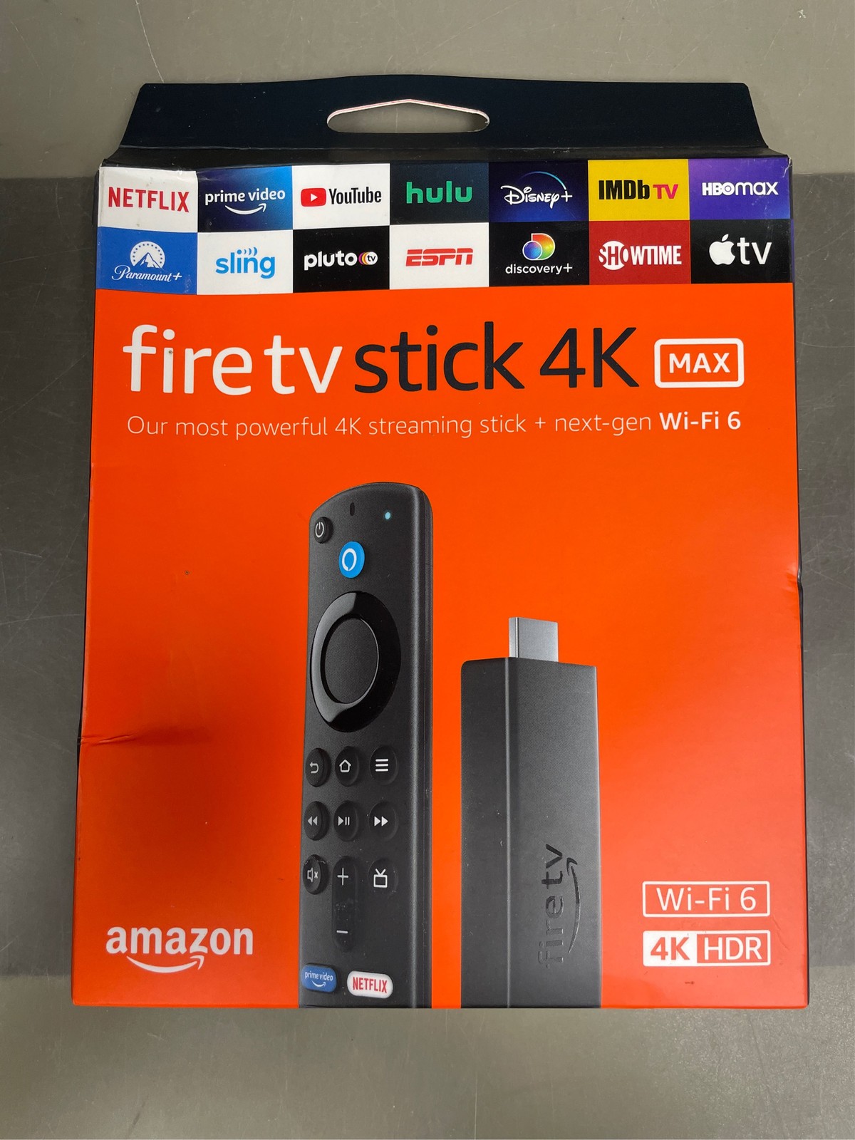 Fire TV Stick 4K Max Streaming Media Player with Alexa Voice Remote (includes 1